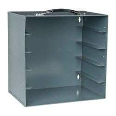 Durham - Small Parts Rack For Large Compartment Boxes - 9-1/8" Deep x 13-1/2" Wide x 13-1/4" High - Eagle Tool & Supply