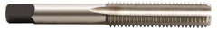 Hertel - 1-8 UNC, H6, 4 Flute, Bottoming Chamfer, Bright Finish, High Speed Steel Hand STI Tap - 5-3/4" OAL, 2-9/16" Thread Length - Eagle Tool & Supply