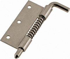 Made in USA - 7/8" Wide x 0.05" Thick, 302/304 Hinge - Stainless Steel, Polished Finish - Eagle Tool & Supply