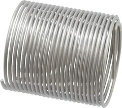 Heli-Coil - 1-1/2 - 12 UNF, 2-1/4" OAL, Free Running Helical Insert - 23-1/2 Free Coils, Tanged, Stainless Steel, Bright Finish, 1-1/2D Insert Length - Eagle Tool & Supply