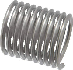 Heli-Coil - M16x2.00 Metric Coarse, 24mm OAL, Free Running Helical Insert - 9-3/4 Free Coils, Tanged, Stainless Steel, Bright Finish, 1-1/2D Insert Length - Eagle Tool & Supply