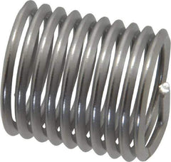 Heli-Coil - M20x2.50 Metric Coarse, 30mm OAL, Free Running Helical Insert - 13-5/8 Free Coils, Tanged, Stainless Steel, Bright Finish, 1-1/2D Insert Length - Eagle Tool & Supply