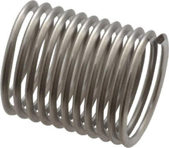 Heli-Coil - M14x1.50 Metric Fine, 21mm OAL, Free Running Helical Insert - 11-3/8 Free Coils, Tanged, Stainless Steel, Bright Finish, 1-1/2D Insert Length - Eagle Tool & Supply