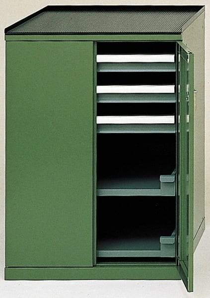 LISTA - 3 Drawer Machine Accessory Cabinet - 28-1/4 Inches Wide x 39-3/8 Inches High x 29-1/2 Inches Deep, 5,000 Lbs. Load Capacity - Eagle Tool & Supply