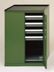 LISTA - 4 Drawer Machine Accessory Cabinet - 28-1/4 Inches Wide x 39-3/8 Inches High x 29-1/2 Inches Deep, 5,000 Lbs. Load Capacity - Eagle Tool & Supply