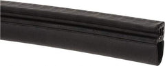 Made in USA - 13mm High, 10mm Max Compression, Keltan Clip On Gasket - 19-10 Door Gauge, 20mm Wide, Cut to Length - Eagle Tool & Supply