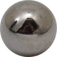 Value Collection - 11/32 Inch Diameter, Grade 25, Chrome Steel Ball - 62 to 66 C Hardness, 0.00005 Inch Diameter Deviation, 0.000025 Inch Sphericity - Eagle Tool & Supply