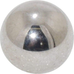 Value Collection - 3/8 Inch Diameter, Grade 25, Chrome Steel Ball - 62 to 66 C Hardness, 0.00005 Inch Diameter Deviation, 0.000025 Inch Sphericity - Eagle Tool & Supply