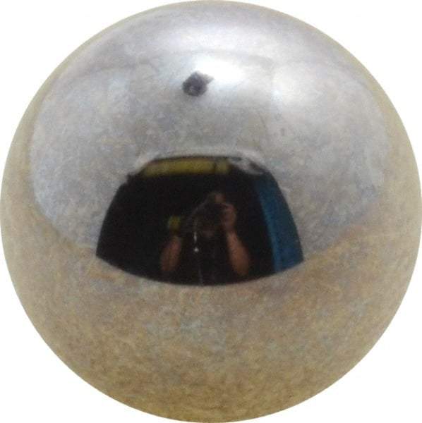Value Collection - 1/2 Inch Diameter, Grade 25, Chrome Steel Ball - 62 to 66 C Hardness, 0.00005 Inch Diameter Deviation, 0.000025 Inch Sphericity - Eagle Tool & Supply