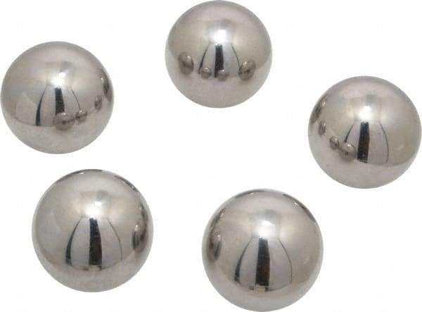 Value Collection - 1-3/16 Inch Diameter, Grade 25, Chrome Steel Ball - 62 to 66 C Hardness, 0.00005 Inch Diameter Deviation, 0.000025 Inch Sphericity - Eagle Tool & Supply