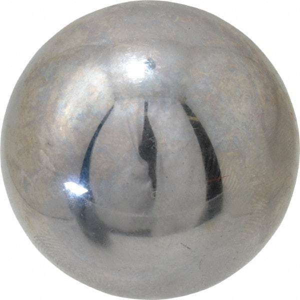 Value Collection - 1-1/4 Inch Diameter, Grade 25, Chrome Steel Ball - 62 to 66 C Hardness, 0.00005 Inch Diameter Deviation, 0.000025 Inch Sphericity - Eagle Tool & Supply