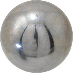 Value Collection - 1-1/4 Inch Diameter, Grade 25, Chrome Steel Ball - 62 to 66 C Hardness, 0.00005 Inch Diameter Deviation, 0.000025 Inch Sphericity - Eagle Tool & Supply