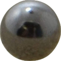 Value Collection - 3.5 mm Diameter, Grade 25, Chrome Steel Ball - 62 to 66 C Hardness, 0.00005 Inch Diameter Deviation, 0.000025 Inch Sphericity - Eagle Tool & Supply