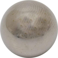 Value Collection - 3/8 Inch Diameter, Grade 100, 316 Stainless Steel Ball - 40 - 45 C Hardness, 0.0001 Inch Sphericity, 0.0001 Inch Diameter Deviation - Eagle Tool & Supply