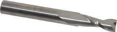 SGS - 9/32", 3/4" LOC, 5/16" Shank Diam, 2-1/2" OAL, 2 Flute, Solid Carbide Square End Mill - Single End, Uncoated, Spiral Flute, 30° Helix, Centercutting, Right Hand Cut, Right Hand Flute, Series 52 - Eagle Tool & Supply
