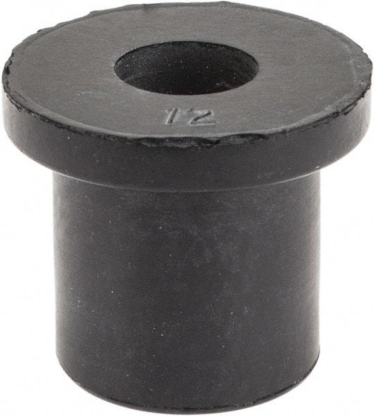 RivetKing - 5/16-18, 7/8" Diam x 1/8" Thick Flange, Rubber Insulated Rivet Nut - UNC Thread, Rubber, 9/16" Body Diam, 0.725" OAL - Eagle Tool & Supply