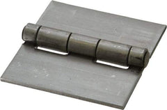Value Collection - 3" Long x 3" Wide x 0.12" Thick, 316 Stainless Steel Commercial Hinge - 0.25" Pin Diam - Eagle Tool & Supply