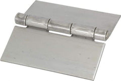 Value Collection - 4" Long x 4" Wide x 0.12" Thick, 316 Stainless Steel Commercial Hinge - 0.25" Pin Diam - Eagle Tool & Supply