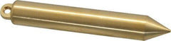 Lufkin - 6-3/4 Inch Long, 1 Inch Diameter Brass Plumb Bob - 20 Ounce - Eagle Tool & Supply