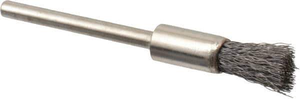 Osborn - 1/4" Brush Diam, End Brush - 1/8" Diam Shank, 25,000 Max RPM - Eagle Tool & Supply