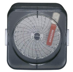 Dickson - 76 to 122°F, 24 Hour Recording Time Chart - 3 Inch Diameter, Use with Sc3 Recorders - Eagle Tool & Supply