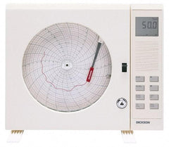 Dickson - 32 to 122°F, 24 Hour Recording Time Chart - 8 Inch Diameter, Use with Esx Recorders - Eagle Tool & Supply