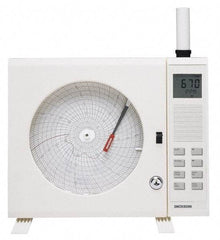 Dickson - 50 to 90°F, 7 Day Recording Time Chart - 8 Inch Diameter, Use with Co2X Recorders - Eagle Tool & Supply