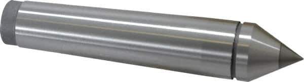 Value Collection - 0.95" Head Diam, Carbide-Tipped Steel Standard Point Solid Dead Center - 3MT Morse Taper, 0.95" Point Diam, 4.92" OAL - Eagle Tool & Supply