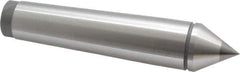 Value Collection - 1.24" Head Diam, Carbide-Tipped Steel Standard Point Solid Dead Center - 4MT Morse Taper, 1.24" Point Diam, 6-5/16" OAL - Eagle Tool & Supply