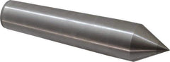 Made in USA - Carbide-Tipped Alloy Steel Standard Point Solid Dead Center - 5MT Morse Taper, 8-1/2" OAL - Eagle Tool & Supply