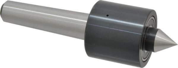 Riten - MT3 Taper Shank, 2" Head Diam 1,830 Lb Capacity Live Center - 2,500 Max RPM, 1-15/16" Head Length, 13/16" Point Diam, 1" Point Len, 500 Lb Max Workpc, Standard Point - Eagle Tool & Supply