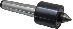 Riten - MT4 Taper Shank, 2-3/8" Head Diam 2,200 Lb Capacity Live Center - 2,500 Max RPM, 2-1/4" Head Length, 1" Point Diam, 1-1/4" Point Len, 1,100 Lb Max Workpc, Standard Point - Eagle Tool & Supply