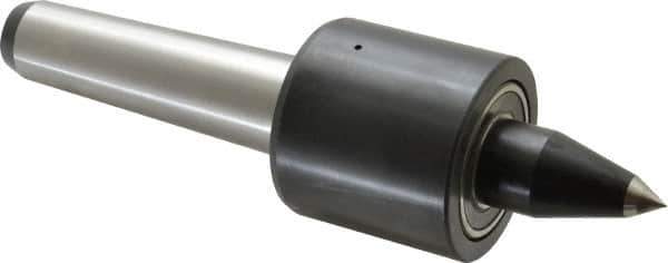 Riten - MT4 Taper Shank, 2-3/8" Head Diam 2,200 Lb Capacity Live Center - 2,500 Max RPM, 2-1/4" Head Length, 1/2" Point Diam, 2" Point Len, 900 Lb Max Workpc, Tracer Point - Eagle Tool & Supply