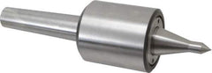 Riten - MT4 Taper Shank, 2-7/8" Head Diam 1,100 Lb Capacity Live Center - 5,500 Max RPM, 3-5/16" Head Length, 1/2" Point Diam, 2-1/2" Point Len, 1,100 Lb Max Workpc, 15/16" Tip Diam, Long Point - Eagle Tool & Supply