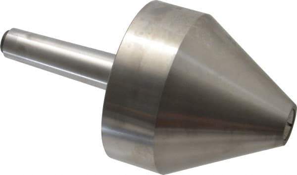 Riten - MT3 Taper Shank, 4" Head Diam 8,000 Lb Capacity Live Center - 4-9/32" Head Length, 1" Point Diam, 4.2813" Point Len, 3,800 Lb Max Workpc, Bull Nose Point - Eagle Tool & Supply