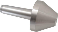 Riten - MT5 Taper Shank, 5" Head Diam 8,000 Lb Capacity Live Center - 3-13/16" Head Length, 2" Point Diam, 3-13/16" Point Len, 4,800 Lb Max Workpc, Bull Nose Point - Eagle Tool & Supply