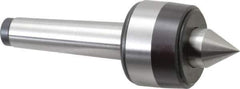 Bison - MT2 Taper Shank, 1.57" Head Diam 460 Lb Capacity Live Center - 5,000 Max RPM, 0.7" Point Diam, 0.87" Point Len, 460 Lb Max Workpc, 4.74" OAL, 0.87" Long Tip, Standard Point - Eagle Tool & Supply