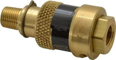 Coilhose Pneumatics - 1/8" Pipe, FNPT x MNPT, Brass Lockout Valve - 150 Max psi, Brass Sleeve - Eagle Tool & Supply