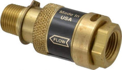 Coilhose Pneumatics - 3/8" Pipe, FNPT x MNPT, Brass Lockout Valve - 150 Max psi, Brass Sleeve - Eagle Tool & Supply