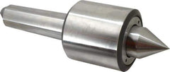 Riten - MT5 Taper Shank, 3-3/4" Head Diam 16,000 Lb Capacity Live Center - 3,200 Max RPM, 3-27/32" Head Length, 1-7/8" Point Diam, 2-1/4" Point Len, 8,000 Lb Max Workpc, Standard Point - Eagle Tool & Supply