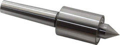 Riten - MT3 Taper Shank, 1-3/4" Head Diam 4,600 Lb Capacity Live Center - 5,000 Max RPM, 2-3/8" Head Length, 7/8" Point Diam, 1-1/8" Point Len, 920 Lb Max Workpc, Standard Point - Eagle Tool & Supply