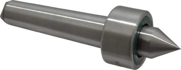 Riten - MT3 Taper Shank, 1-11/16" Head Diam 4,250 Lb Capacity Live Center - 1,000 Max RPM, 15/16" Head Length, 7/8" Point Diam, 1-1/16" Point Len, 1,000 Lb Max Workpc, Standard Point - Eagle Tool & Supply