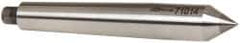 Riten - 0.475" Head Diam, Carbide-Tipped Steel Standard Point Half Dead Center - 1MT Morse Taper, 0.475" Point Diam, 3-5/16" OAL - Eagle Tool & Supply