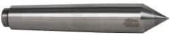 Riten - 0.938" Head Diam, Carbide-Tipped Steel Standard Point Half Dead Center - 3MT Morse Taper, 0.938" Point Diam, 5-1/4" OAL - Eagle Tool & Supply