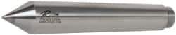 Riten - 1.231" Head Diam, Carbide-Tipped Steel Standard Point Solid Dead Center - 4MT Morse Taper, 1.231" Point Diam, 6-3/4" OAL - Eagle Tool & Supply