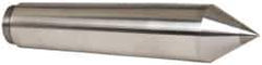 Riten - 0.475" Head Diam, Carbide-Tipped Steel Standard Point Solid Dead Center - 1MT Morse Taper, 0.475" Point Diam, 3-5/16" OAL - Eagle Tool & Supply