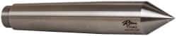 Riten - 1.231" Head Diam, Hardened Tool Steel Standard Point Half Dead Center - 4MT Morse Taper, 1.231" Point Diam, 6-3/4" OAL - Eagle Tool & Supply