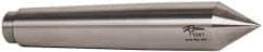 Riten - 1.231" Head Diam, Hardened Tool Steel Standard Point Solid Dead Center - 4MT Morse Taper, 1.231" Point Diam, 6-3/4" OAL - Eagle Tool & Supply