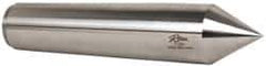 Riten - 2.494" Head Diam, Hardened Tool Steel Standard Point Solid Dead Center - 6MT Morse Taper, 2.494" Point Diam, 11-1/2" OAL - Eagle Tool & Supply