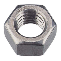 Value Collection - M22x2.50 Metric Coarse Steel Right Hand Hex Nut - 32mm Across Flats, 18mm High, Zinc-Plated Finish - Eagle Tool & Supply